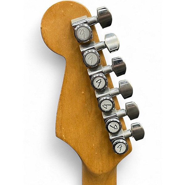 Used 1996 Fender Standard Stratocaster White Solid Body Electric Guitar