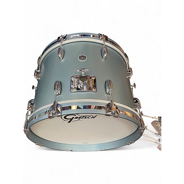 Used Gretsch Drums 3 Piece Brooklyn Series Pelham Blue Drum Kit