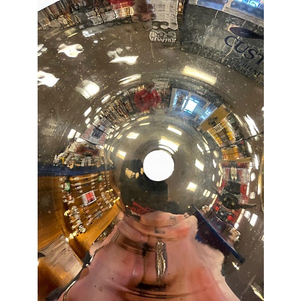 Used Zildjian 14in A Custom Hi Hat Pair Cymbal