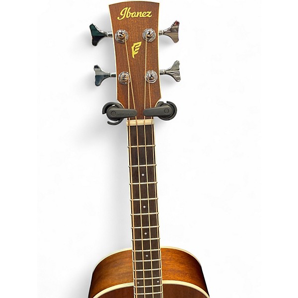Used Ibanez PNB14E-OPN Natural Acoustic Bass Guitar