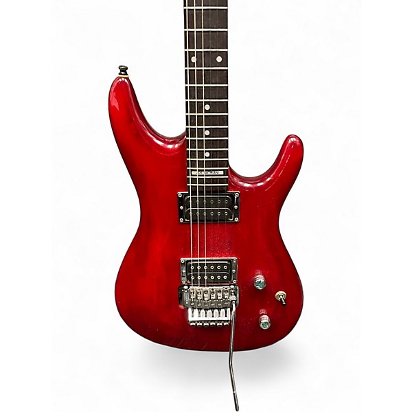 Used Ibanez JS100 Joe Satriani Signature Red Solid Body Electric Guitar