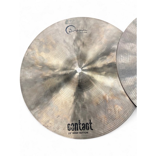 Used Dream 15in Contact Series Hi Hat Pair Cymbal