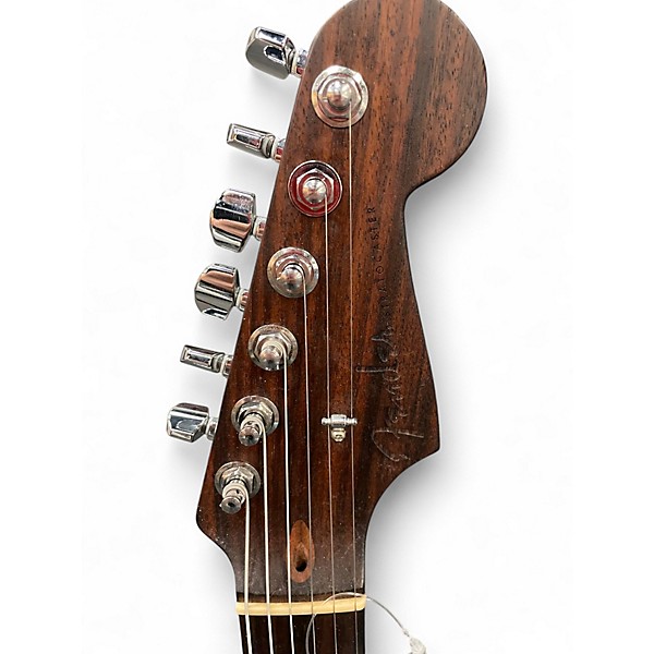 Used Fender American Professional Stratocaster with Rosewood Neck Surf Green Solid Body Electric Guitar