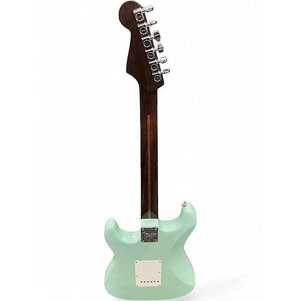 Used Fender American Professional Stratocaster with Rosewood Neck Surf Green Solid Body Electric Guitar
