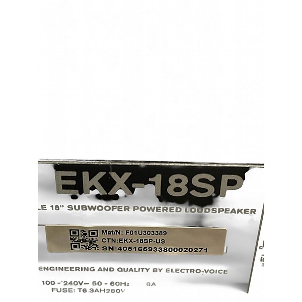 Used Electro-Voice EKX18SP Powered Subwoofer