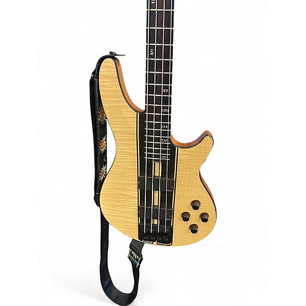 Used Schecter Guitar Research C4GT Natural Electric Bass Guitar