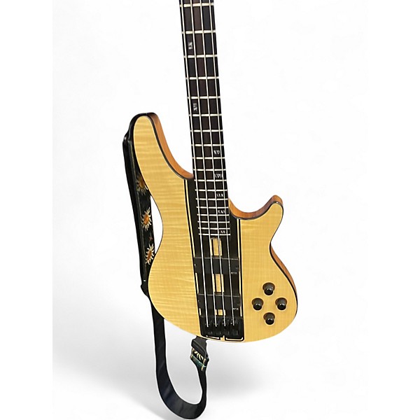 Used Schecter Guitar Research C4GT Natural Electric Bass Guitar
