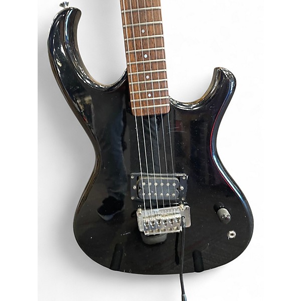 Used Aria THE CAT Black Solid Body Electric Guitar