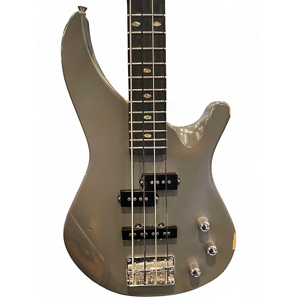 Used Mitchell MB100 Gray Electric Bass Guitar