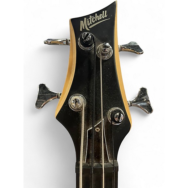 Used Mitchell MB100 Gray Electric Bass Guitar