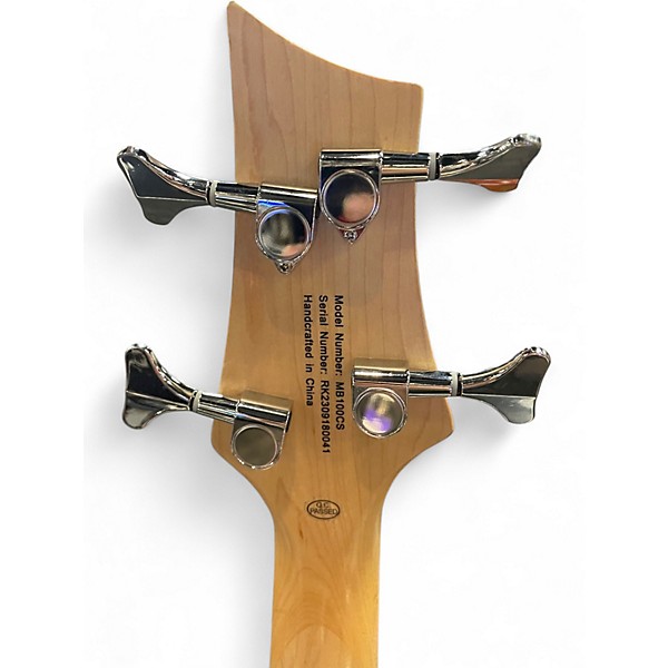 Used Mitchell MB100 Gray Electric Bass Guitar