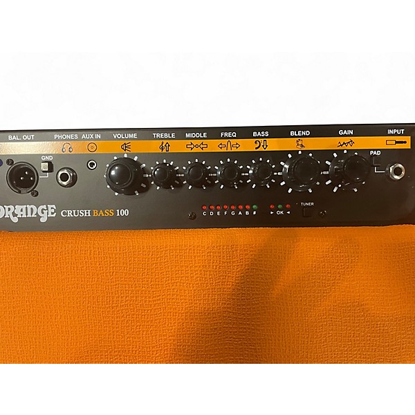 Used Orange Amplifiers CR100BXT Crush 100W 1x15 Bass Combo Amp