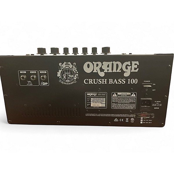Used Orange Amplifiers CR100BXT Crush 100W 1x15 Bass Combo Amp