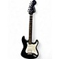 Used Starcaster by Fender Stratocaster Black Solid Body Electric Guitar thumbnail