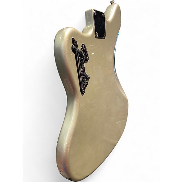 Used 2010 Fender Blacktop Jaguar HHH w/ Bigsby Silver Solid Body Electric Guitar