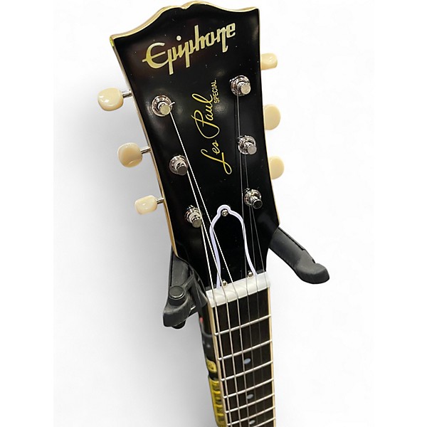 Used Epiphone 1960 Les Paul Special Double Cut Reissue TV Yellow Solid Body Electric Guitar