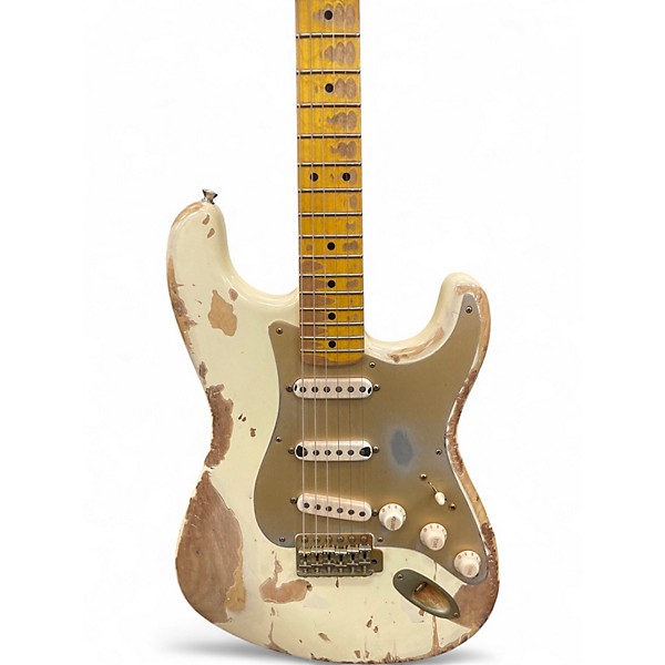 Used Nash Guitars S57 Olympic White Solid Body Electric Guitar