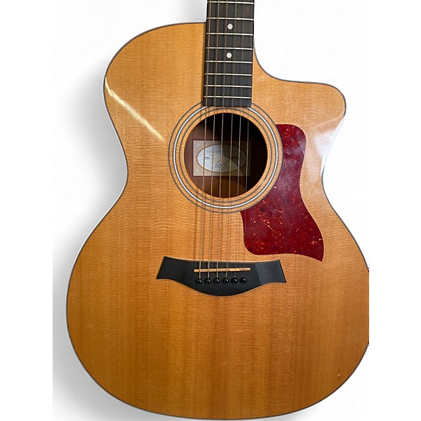 Used Taylor 214ce Natural Acoustic Electric Guitar