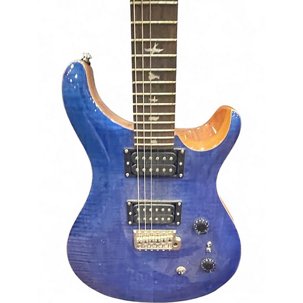 Used PRS SE Custom 24 Blue Solid Body Electric Guitar