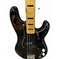 Used Squier CLASSIC VIBE PRECISION BASSS Black Solid Body Electric Guitar