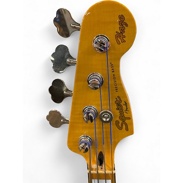 Used Squier CLASSIC VIBE PRECISION BASSS Black Solid Body Electric Guitar