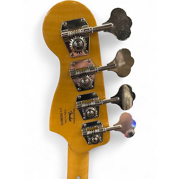 Used Squier CLASSIC VIBE PRECISION BASSS Black Solid Body Electric Guitar