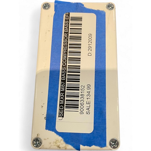 Used MXR M87 Bass Compressor Bass Effect Pedal