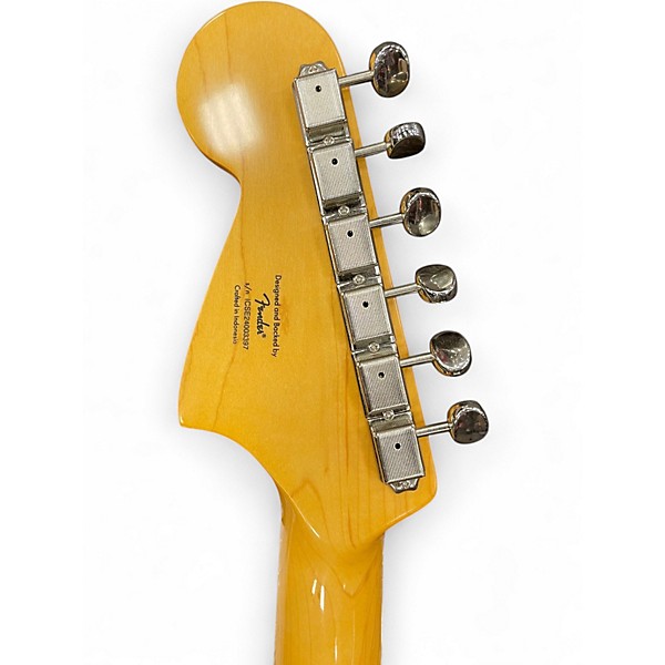 Used Squier Limited Edition Classic Vibe 70s Jaguar blue sparkle Solid Body Electric Guitar