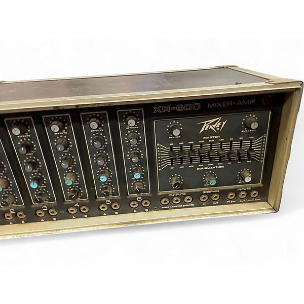 Used Peavey Series 400R XR-600 WITH ROADCASE Powered Mixer