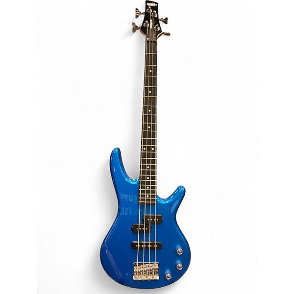 Used Ibanez GSRM20 Mikro Short Scale STARLIGHT Blue Electric Bass Guitar