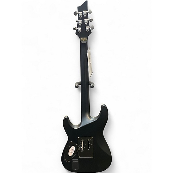 Used Schecter Guitar Research Damien Platinum Black Solid Body Electric Guitar