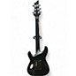 Used Schecter Guitar Research Damien Platinum Black Solid Body Electric Guitar