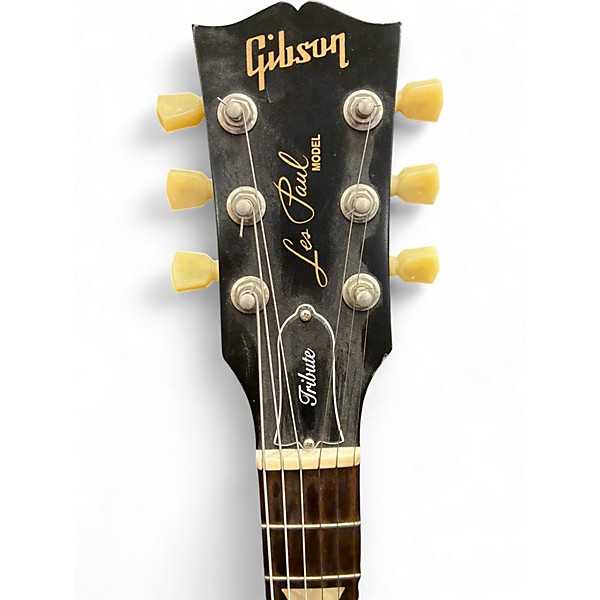 Used Gibson Les Paul Tribute Brown Sunburst Solid Body Electric Guitar