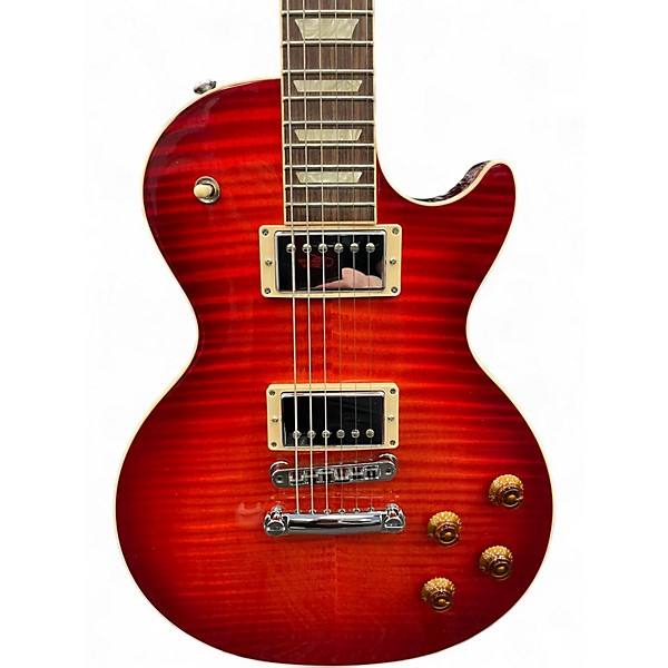 Used 2018 Gibson LES PAUL STANDARD BLOOD ORAND BURST Solid Body Electric Guitar