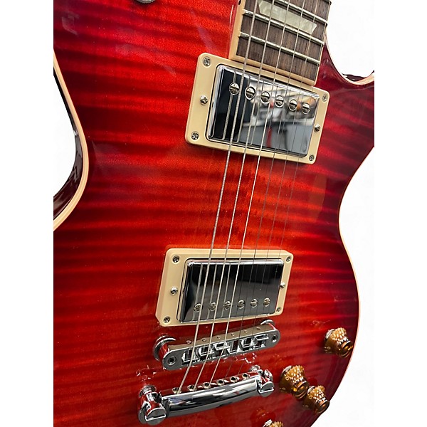 Used 2018 Gibson LES PAUL STANDARD BLOOD ORAND BURST Solid Body Electric Guitar