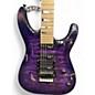 Used Jackson JS32Q Trans Purple Solid Body Electric Guitar