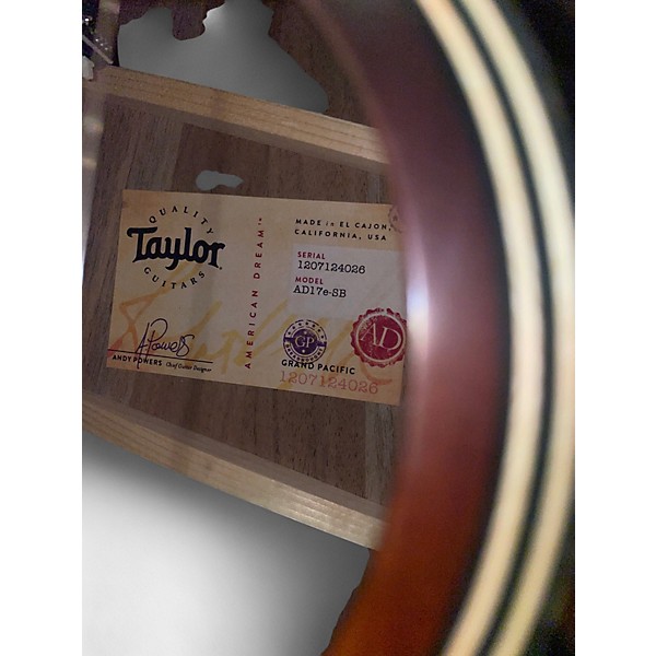 Used Taylor AD17e SB Sandburst Acoustic Electric Guitar