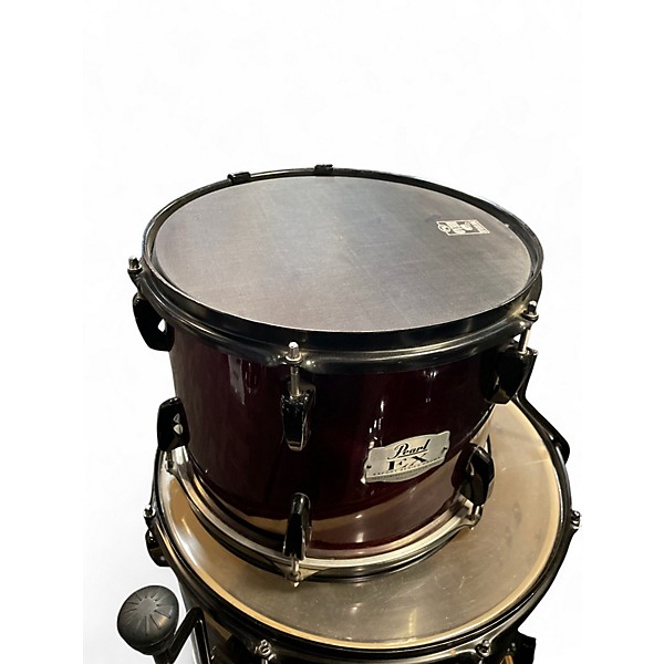 Used Pearl 3 Piece Export EX Red Drum Kit