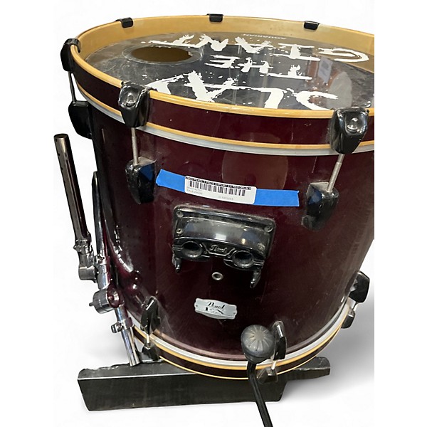Used Pearl 3 Piece Export EX Red Drum Kit