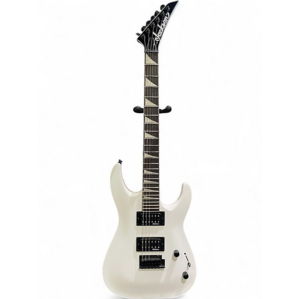 Used Jackson JS22 Dinky Arctic White Solid Body Electric Guitar