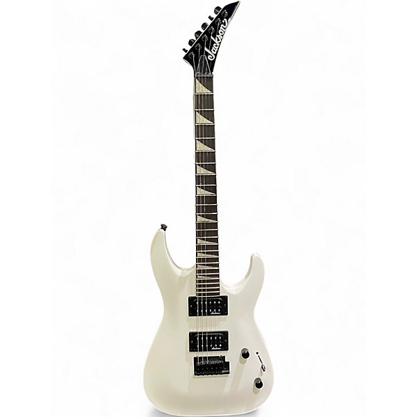 Used Jackson JS22 Dinky Arctic White Solid Body Electric Guitar