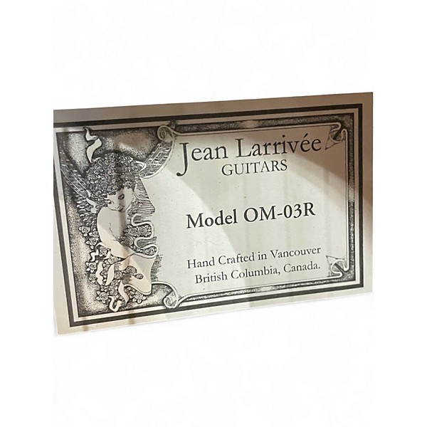 Used Larrivee OM-03R Natural Acoustic Guitar