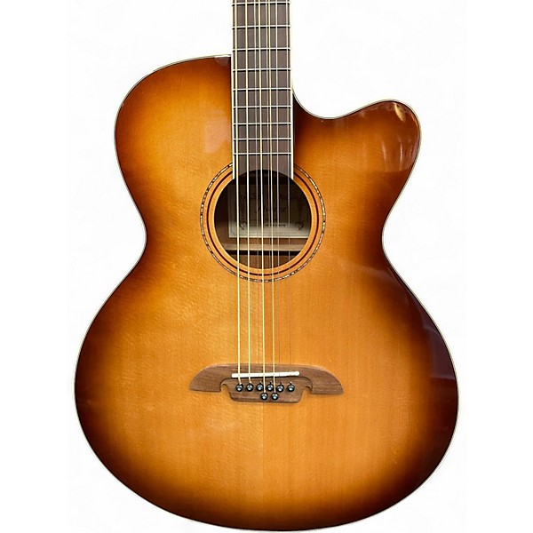 Used Alvarez ABT60 Artist Series Baritone Shadowburst Acoustic Guitar