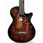 Used Ibanez AEGB24FE Tobacco Burst Acoustic Bass Guitar