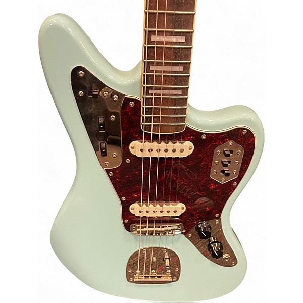 Used Squier CLASSIC VIBE 1970S JAGUAR Daphne Blue Solid Body Electric Guitar