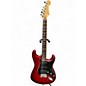 Used Fender FSR Standard Stratocaster HSS Candy Red Burst Solid Body Electric Guitar thumbnail