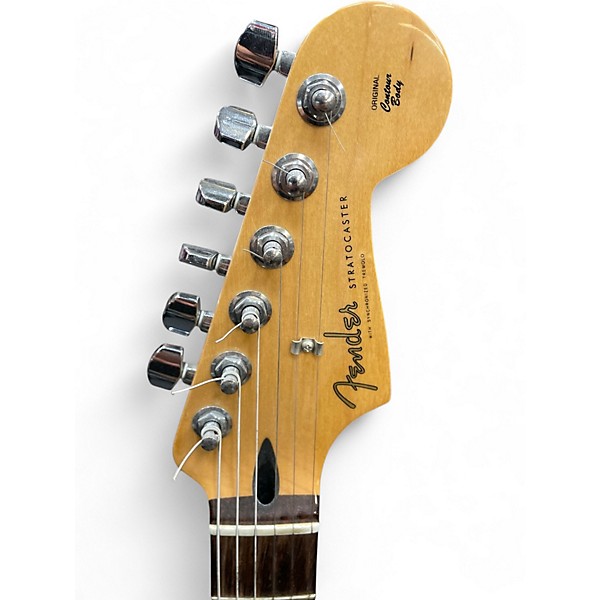 Used Fender FSR Standard Stratocaster HSS Candy Red Burst Solid Body Electric Guitar