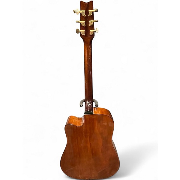 Used Washburn D100CE Natural Acoustic Electric Guitar