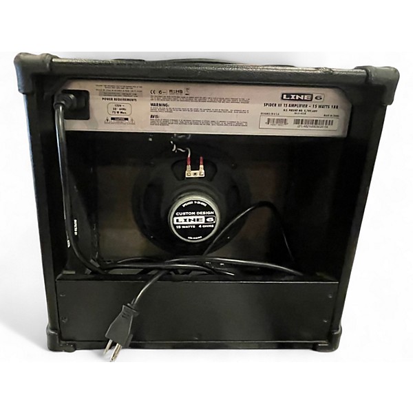 Used Line 6 Spider III 15 1X8 15W Guitar Combo Amp