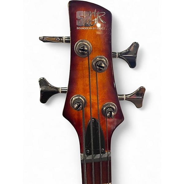 Used Ibanez SR4000E 2 Tone Sunburst Electric Bass Guitar